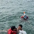 AP Minister Seediri Appalaraju fishing with family members and friends