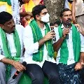Nara Lokesh visits Prakasham district farmers