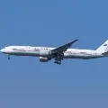 Air India One lands on Delhi International Airport