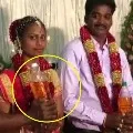 Friends gift petrol and gas cylinder for newly wedding couple