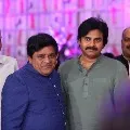 Pawan Kalyan attends a function at comedian Ali residence