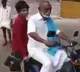 Raghuveera came to polling booth on a moped
