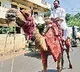 Congress leader Harsh Kumar ride on camel