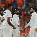 England collapsed in second innings