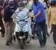 Mamata Banerjee Slipped from two Wheeler viral Video