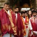 uppena team visits ttd