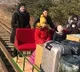 Russian embassy employs travel on railway trolley to reach Russian land
