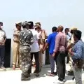 Police brought Kunta Srinu and Chiranjeevi to Sundilla Barrage for scene reconstruction