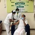 Venkaiah Naidu takes corona vaccine first dose in Chennai