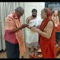 CPI Narayana met Swami Swaroopanandendra in Visakha Saharada Peetham