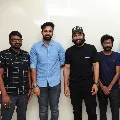 Uppena unit members met Allu Arjun