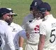 Sledging between India and England players in Ahmedabad test