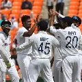 Team India spinners crumbles England in Ahmbedabad test