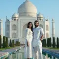 Allu Arjun Snehareddy 10th Marriage anniversary at Tajmahal