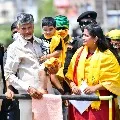 Chandrababu campaigns in Vijayawada Gandhi Hill area