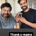 Chiranjeevi gifts Uppena hero