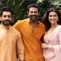 Prabhas welcomes Kriti Sanan and Sunny Singh on Adipurush sets