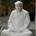 Trump Budda statue sales in ecommerce site