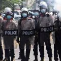 Hundreds of Mayanmar police entered into India