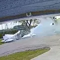 Aeroplane fell on a car in florida