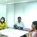 Sania Mirzas sister meets YS Sharmila