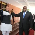 Expanding Military Engagement Rajnath Singh On US Defence Secretary Meet