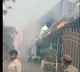 Fire broaken in Telangana Bhavan during winning celebrations of TRS MLC candidate Vani Devi