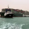 cargo ship Ever Green stuck in suez canal