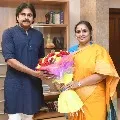Tirupati by polls BJP contestant Rathna Prabha met Pawan Kalyan in Hyderabad