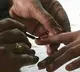 Tirupati Voters get ink mark on right hand in bypolls