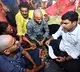 Nara Lokesh handed over cash cheque to a party worker family