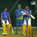 MS Dhoni and Suresh Raina Sweat It Out In The Nets