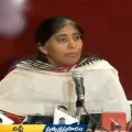 Sunitha Reddy press meet on her father YS Vivekananada Reddy murder case