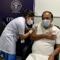 Vekaiah Naidu Administered Second Dose of Covid Vaccine