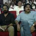 Pawan Kalyan attends Vakeel Saab Pre Release Event along with his friend Anand Sai