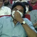 Pawan Kalyan enjoys Bandla Ganesh speech in Vakeel Saab pre release event