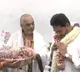TTD high priest Ramana Deekshitulu met CM Jagan