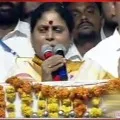 YS Vijayamma speech in Khammam