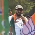 Minister Babul Supriyo visits polling booth