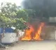 ATM machines caught in fire