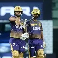 Nitish Rana and Rahul Tripathi fifties helps KKR to post huge total