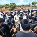 Chandrababu visits sand mining reach in Tirupati lok sabha constituency