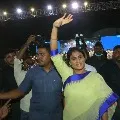 YS Sharmila continues her protest in Lotus Pond residence