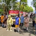 BJP MP poses in front of Mukti Vahan in Bhopal