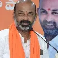 bandi sanjay slams harish rao