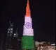 UAE Burjkhalifa light up with Tri Colour