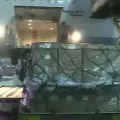 A shipment of vital medical supplies from the United Kingdom