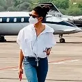 Nayanatara came to Hyderabad in special flight for Annaatthe shooting
