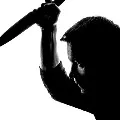 young man attacked on young girl with knife