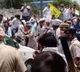 Police lathi charge and use tear gas to disperse farmers protesting against Haryana CM Khattar